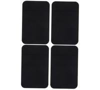 Gadpiparty 4piezas Tarjetero Adhesivo para Teléfono Soporte De Cartas Ultra Delgado Cartera De Tarjetas Diseño Antideslizante Compatible Smartphones