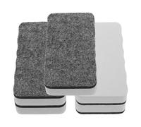 Gadpiparty 5 borradores magnéticos para pizarra blanca hechos de EVA y fieltro para una limpieza sin esfuerzo, mini borrador de borrado en seco, tamaño pequeño, adecuado para uso doméstico y en el