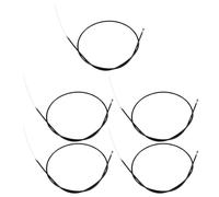 Gadpiparty 5 Cables de Freno de Repuesto para Sillas de Ruedas y Andadores, Núcleo de Alambre de Acero y Cubierta de Goma, para Uso en Exteriores y Rampas