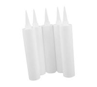 Gadpiparty 5 piezas Tubos Rellenables para Masilla Reutilizables para Sellado y Reparación de Grietas Baldosas y Superficies Hogar