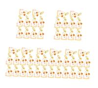 Gadpiparty 5 Series Colgante De Conejo Dijes De Animales Para Hacer Joyas Encanto De Joyería Lindas Joyas De Encantos Hechizas Encantos Para Collares Mini Encantos Aleación 10 Piezas X 5