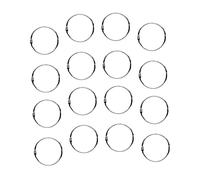 Gadpiparty 50 Piezas Anillos Metálicos de Encuadernación de Anillas Divididas para Álbumes de Fotos Tarjetas y Proyectos de Manualidades para Claves y Joyería Diy