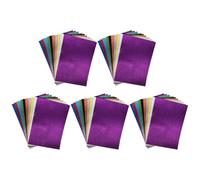Gadpiparty 50 piezas de papel de cartulina con purpurina A4 para manualidades y álbumes de recortes, papel de colores brillantes con experiencia de manualidades suave y decoración versátil, para arte