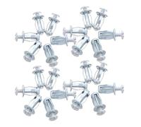 Gadpiparty 50 Piezas Petal Expansion Nuts Carbon Steel Expansion Anchor Bolts For Secure Wall And Concrete Fastening In Construction And DIY Projects