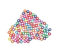 Gadpiparty 500 Piezas Abalorios Sueltos para Joyería Diy de Tubos para Collares y Pulseras Material de Manualidades Durable y Creativo
