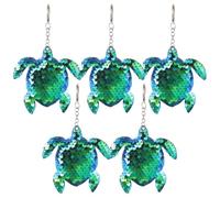 Gadpiparty 5piezas Llavero Colgante De Tortuga De Brillantes Accesorio Decorativo Para Bolsos y Claves Creativo y Práctico Diseño Único y Ligero Para Fiestas y