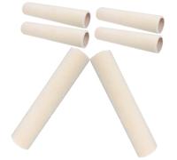 Gadpiparty 6 Piezas Cubiertas para Rodillos de Pintura de Lana de Diámetro Interior Kit de Herramientas para Pintar Paredes Reemplazo Durable y Absorbente para Rodillos de Pintura
