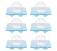 Gadpiparty 6 Piezas de Cubierta de túnel para Jaula de hámster, Placa de conexión de Interfaz de tubería Externa con módulo Conector de Tubo de Tapa Final para Accesorios para Mascotas pequeñas