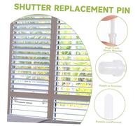 Gadpiparty 60 Piezas Pasadores de Plástico para Reparación de Contraventanas Repuestos Telescópicos para Accesorios Duraderos para Muebles y Ventanas Instalación y Reemplazo Rápido