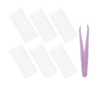 Gadpiparty 600 Piezas Parche del Ala Nasal Autoadhesivo para Reducir la Nariz, Tira Suave de Plástico con Fuerte Adhesión y Diseño en Forma de Mancuernas para Uso Diario y Maquillaje Color