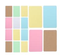 Gadpiparty 600 tarjetas de índice en blanco hechas de papel para juegos educativos y mensajes únicos escritos a mano, tarjetas rectangulares de estudio para actividades en el aula y desplazamientos