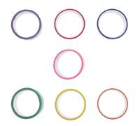 Gadpiparty 7 Rollos Cinta Adhesiva con Bolas para Alivio de Estrés Juguetes de Descompresión para Oficina y Hogar Cinta Pegajosa Transparente