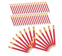 Gadpiparty 72 Piezas Lápices Cortos de Golf con Pack Unidades Rojas de Preafilados para Oficina Eventos Bodas y Clase Lápices de Bolsillo Versátiles para Escritura Suave