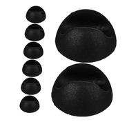 Gadpiparty 8 Piezas De La Mesa Almohadillas Antideslizantes Patas Mesa Protector De Patas De Silla Protector De Muebles De Bricolaje Black De Polivinilo