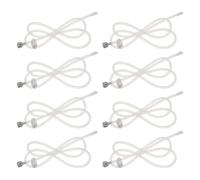 Gadpiparty 8 Piezas Manguera de Agua para Irrigador Bucal de Color Claro, Compatible y Ligera, Fácil para Uso en Casa y Viaje, Accesorio Confiable de Plástico para Cuidado Dental