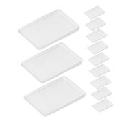 Gadpiparty 8 Piezas Mantel de Cuña Transparente Niveladores Ajustables para Muebles y Electrodomésticos Kit de Cuñas de Piso para Mesa de Billar