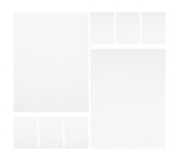 Gadpiparty 8 Piezas Tarjetas de Clasificación de Piedras Preciosas 8 Piezas, Papel Comparativo para Exhibición de Joyas, Tamaño 12,5 X 8,9 X 0,5 CM, Herramienta Portátil para Calificación de