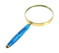 Gadpiparty 8 x Lupa de cristal óptico potente con diseño portátil y delicado estilo europeo para leer y explorar los misterios de la naturaleza para adolescentes y uso aficionado
