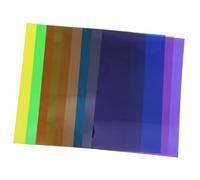 Gadpiparty 9 Hojas Papel colorido alas de celofán de color película de envoltura de iris celofán de color transparente envase papel de de celofán papel de transparente 9pcs