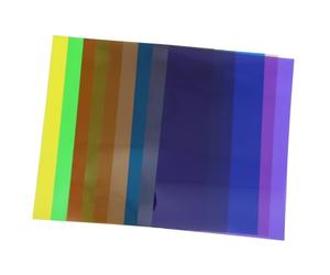 Gadpiparty 9 Hojas Papel colorido alas de celofán de color película de envoltura de iris celofán de color transparente envase papel de de celofán papel de transparente 9pcs