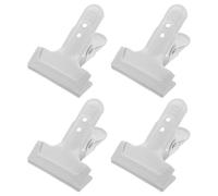 Gadpiparty Abrazaderas de Resorte Metálicas de Color Claro para Fondos de Fotografía, Soporte Fuerte y Compatible con Telas y Pvc en Estudio y Grabación de Video, Paquete de 4