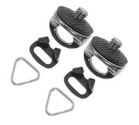 Gadpiparty Accesorios adaptadores de cámara auto retráctil hebilla de correa fija tornillos accesorios fotografia tornillos con arandela tornillos para eslinga de correa abdominales