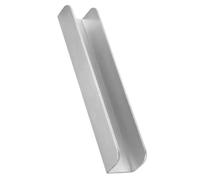 Gadpiparty Accesorios de Ranura para Puerta de Acero Plata para Mascotas y Bebés, Barrera de Seguridad Adaptable para Puertas y Cocinas, Evita Accidentes Hogar