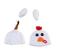 Gadpiparty Accesorios para Fotos De Bebés Recién Nacidos Adorable Atuendo De Crochet Hecho A Mano Elegante Vestido para Sesión De Fotos