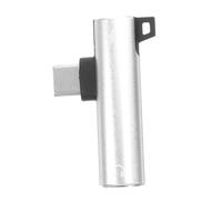 Gadpiparty Adaptador Auriculares Tipo C Metálico Compacto Convertidor Audio Digital Portátil para Llamadas y Música Compatible con Múltiples Dispositivos Diseño y Resistente