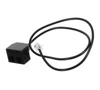 Gadpiparty Adaptador Conectar Dos Telefónicos Dispositivos Telefónico para Material Rj9 Divisor Negro Diseño Plug-and-play y Pp Goma Resistente