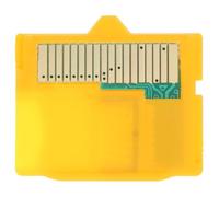 Gadpiparty Adaptador de tarjeta de memoria amarillo Microsd a capacidad extendida para cámara Microsd a lector de memoria externo compatible con cámaras digitales y dispositivos de imagen
