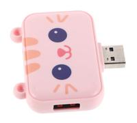 Gadpiparty Adaptador USB Multipuerto Concentrador para Laptop Expendedor De Entradas Fácil Compatible Pc Alta