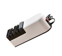 Gadpiparty Afilador Cuchillos Profesional Electrico Diseño Antideslizante y Rueda de Molienda para Cocina y Tijeras, Herramienta de Afilado Automática y Duradera