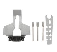 Gadpiparty Afilador de Motosierra Eléctrico Guía Angular y Piedra Abrasiva Kit de Accesorios para Afilar Cadenas de Motosierra Herramienta de Pulido y Rectificado para Uso en Exteriores