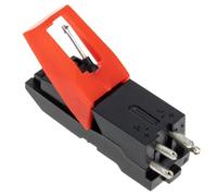 Gadpiparty Aguja de Repuesto para Tocadiscos de Vinilo Varilla de Aluminio, Aguja de Fonógrafo Piezoeléctrica para Gramófono, Compatible Platos Giratorios Vintage y Cartuchos de Audio