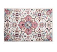 Gadpiparty Alfombra de Cristal Terciopelo Estilo Bohemio para Dormitorio y Sala, Diseño Floral Retro, Protección del Suelo y Textura Delicada Decorativa Color Aleatorio