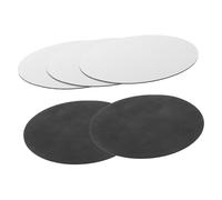 Gadpiparty Alfombrilla de Ratón Blanca 20Cm Diámetro 2Mm Antideslizante de Sublimación para Oficina Juego Personalizable