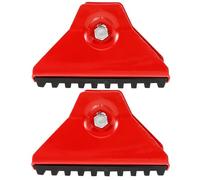 Gadpiparty Almohadillas Antideslizantes para Patas de Escalera 2 Piezas Goma Resistente Compatibles Escaleras de Aluminio y Fibra de Vidrio Estabilizador para Uso en Construcción y Hogar