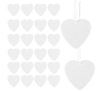 Gadpiparty Ambientador en hojas prácticas de sublimación en forma de corazón con correa elástica de fieltro, transferencia de calor, ambientadores para coche y uso doméstico