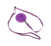 Gadpiparty Anclaje de Punta para Instrumento de Cuerda, Púrpura, 7,3 CM | Silicona y Metal, Forma Redonda con Textura Granulada, para Punta y Ensayos sobre Baldosas