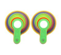 Gadpiparty Anillo de Medición para Frutas de Plástico, 2 Piezas, Herramienta Precisa para Medición y Clasificación de Diámetro en Frutas y Alimentos