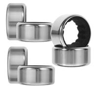 Gadpiparty Anillos Antigoteo Reutilizables para Botellas de Vino de Acero Inoxidable Forro Desmontable, Diseño Elegante y Paquete de 6 Unidades para Uso Diario