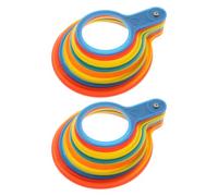 Gadpiparty Anillos Regla Fruta para Frutas y Verduras Medidores de Plástico 2piezas para Medición Precisa y Clasificación de Diámetro en Cocina