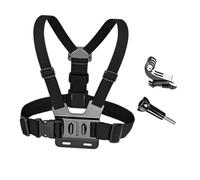 Gadpiparty Arnés Pecho Ajustable para Cámara Deportiva Compatible con Gopro Accesorios para Cámara de Movimiento Soporte Resistente para Deportes al Aire Color Negro