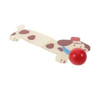 Gadpiparty Asiento Elevador Wc Infantil Diseño de Perro de Plástico, Accesorio para Baño Higiénico sin Contacto, Adecuado Guarderías y Baños