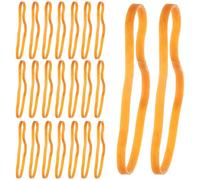 Gadpiparty Bandas Elásticas Grandes de Caucho 320 Mm X 6 Mm, Paquete Único de 490 G, Resistentes y Anchas para Oficina, Cubos de Basura y Encuadernación, Cinta Elástica Doméstica