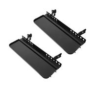 Gadpiparty Bandejas de Caballete Metálicas Plegables 2 Unidades Estante Desmontable para Herramientas de Dibujo Soporte Estable Portátil para Artistas Estudio y Pintura al Aire Libre