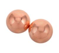 Gadpiparty Baño para Pájaros Circular De Cobre 2 Unidades Esfera De Cobre para Estanques Diseño Esférico Baño para Pájaros Purity Garden Color Oro Rosa