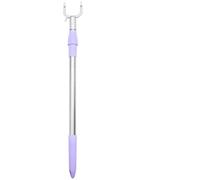Gadpiparty Barra para Colgar Ropa Gancho en U, Poste Telescópico de Aluminio para Balcón y Vestidor, Varilla Ajustable para Prendas en Casa