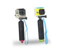 Gadpiparty Bastón Flotante con Mango De para Cámara De Acción y Antideslizante Compatible con y Acuáticos Naranja